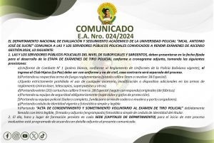 COMUNICADO E.A. NRO. 024/2024